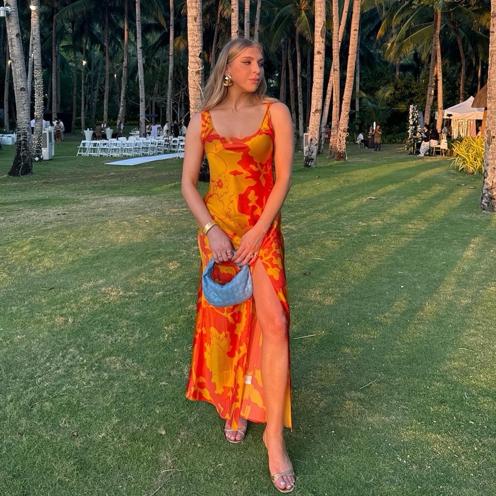 SIR The Label silk maxi dress